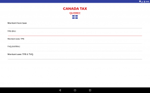 Taxes Quebec screenshot 3