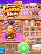 Burger Cooking Hub 2: Free Kitchen Games screenshot 1