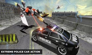 US Police Cop Dog Robot Transform: Robot Car Wars screenshot 3