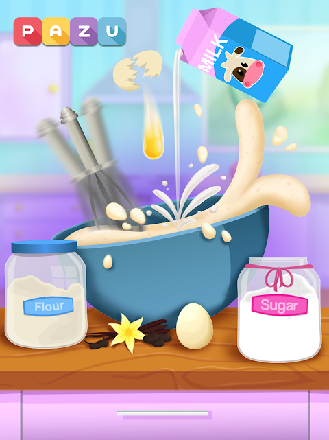 Download do APK de Fábrica fabricantes cupcakes aniversário: jogos para  Android