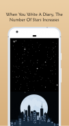 Stars Diary – Journal, Mood, Note, Photo, Pin Lock screenshot 0