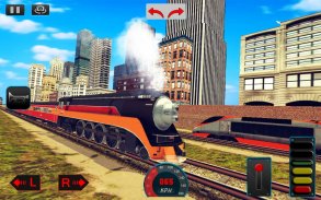 مدينة قطار محاكاة 2019 حر قطار ألعاب 3D screenshot 1