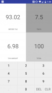 EasyTax - Sales Tax Calculator screenshot 1