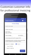 Simple Invoicing - Easy Mobile Invoices Free screenshot 5