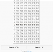 Monthly Prayer Timetable screenshot 10