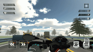 Moto Rider in Heavy Traffic screenshot 1