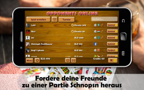 Schnopsn - Online Schnapsen Kartenspiel kostenlos screenshot 3