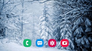 Winter Wallpaper & Snow HD screenshot 2