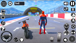 Superhero Tricky Bike Race GT screenshot 3