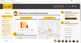 Hadirr - Pantau Absensi Karyawan & Sales Call screenshot 0