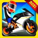 Cartoon Cycle Racing Game 3D Icon