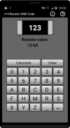 Resistor SMD code calculator screenshot 1