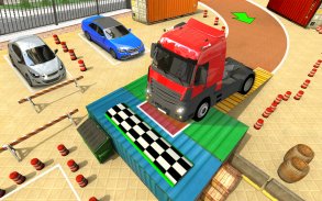 difícil camión estacionamiento: camión conducción screenshot 1