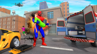 Speed Rope Hero Superhero Game screenshot 3