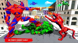 Wolf Robot Car Transform Game screenshot 5