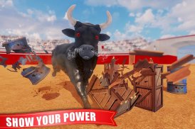 3D Angry Bull Attack Simulator screenshot 0