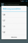 Pay Gebührenrechner screenshot 4