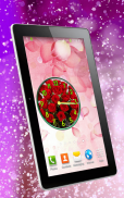 Roses Clock Widget screenshot 0