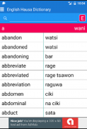 English Hausa Dictionary screenshot 6