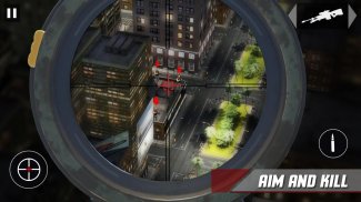 Assassino 3D Sniper Giochi screenshot 0