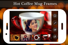 Hot Coffee Mug Frames screenshot 0