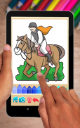 الحصان لعبة التلوين screenshot 14