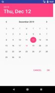 Calendario de Dias Fertiles screenshot 1