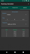 Running Calculator: Pace, Race Predictor, Splits screenshot 2