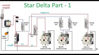 Star Delta Wiring Diagram screenshot 0