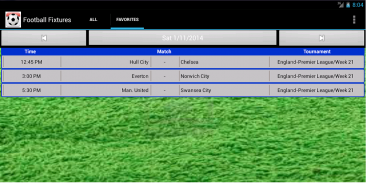 Football Fixtures screenshot 7