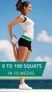 100 Squats: 0 to 100 squats screenshot 1