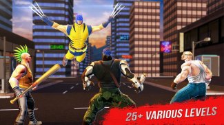 Superhero Street Fights: X-Hero Beat Em Up Game screenshot 3