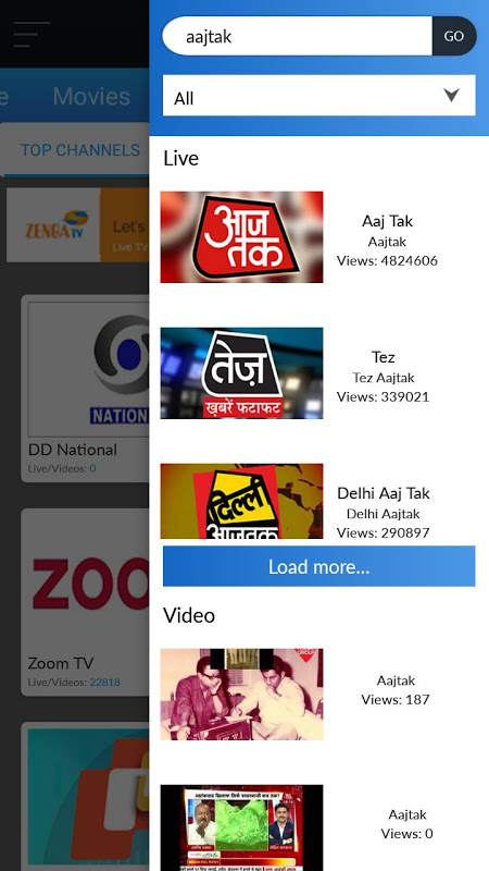 Zenga hot sale tv apk