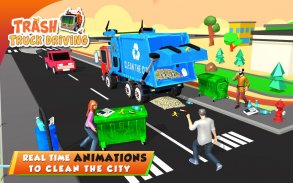 Urban Garbage Truck Driving - Waste Transporter screenshot 3