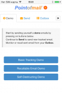 Pointofmail Email Tracking and Recall screenshot 2