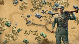 1943 Deadly Desert - a WW2 Strategy War Game screenshot 9