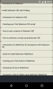 Selenium tutorial Pro screenshot 0