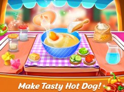 Hot Dog pembuat Street Food Game screenshot 1