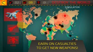 Destruir o Mundo. Simulador screenshot 2