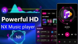 NX Music player - MP3 Player screenshot 0