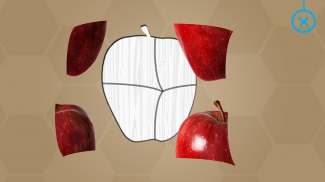 Fruits and Vegetables for Kids - Flashcards Puzzle screenshot 1