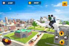 Unicorn Taxi: Flying Horse Sim screenshot 5