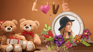 HD Teddy Bear GIF Photo Frame Editor 201 screenshot 3