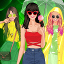 Spring dress up game Icon