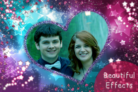 Glitter Romantic Love Frames screenshot 2