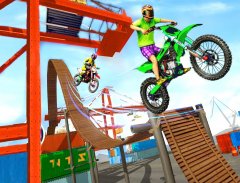 Stunt Bike Mania: Ride to Fame screenshot 0
