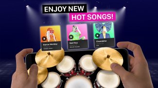Drums - kit de batería para aprender y tocar screenshot 1