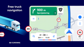 Eurowag Navigation - Truck GPS screenshot 1