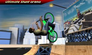 Rooftop Stunt uomo Bici Rider screenshot 5