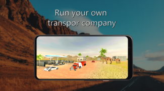 Lorry Truck Transport: Dubai Desert Safari Game screenshot 4